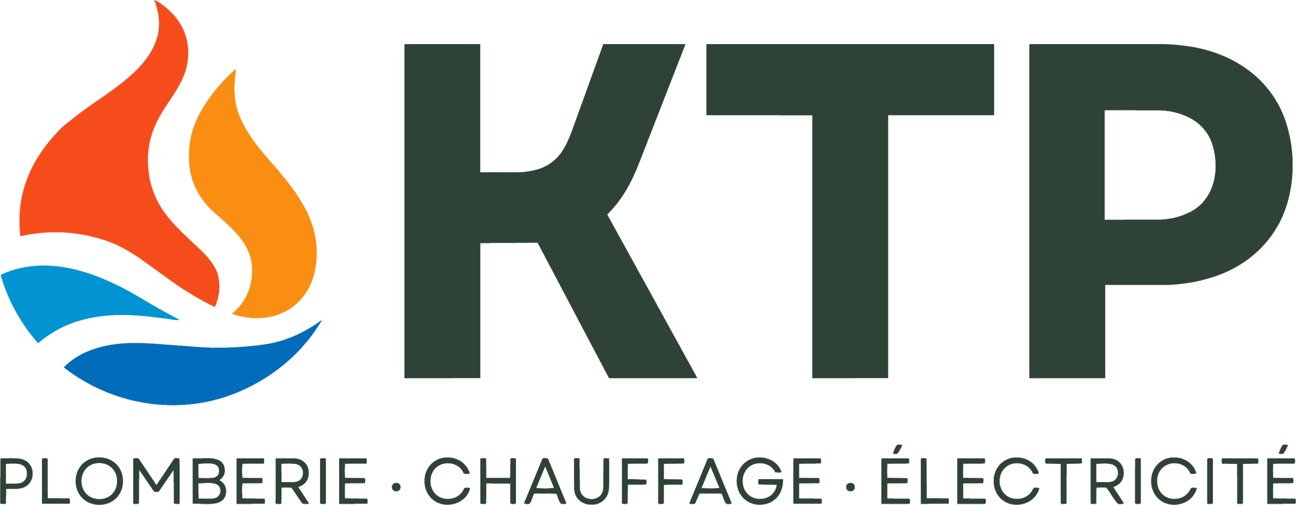 Logo KTP Chauffage, entreprise de plomberie électricité, salle de bain sur Quimper